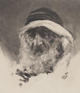 Study of an Arab Head by Hubert von Herkomer