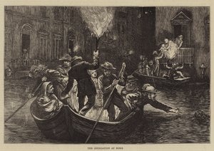 The Inundation at Rome by Hubert von Herkomer
