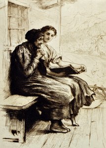 Words of Comfort by Hubert von Herkomer