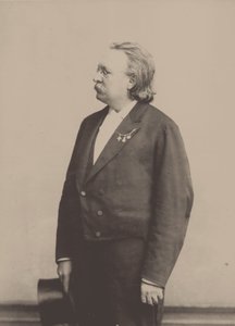 Portrait of the organist and composer Edmund Kretschmer, 1830-1908