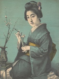 Girl with Plum Blossoms