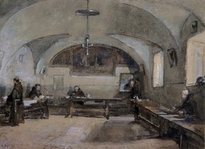 Interior of the Capuchin Convent at Albano by Hugh Carter