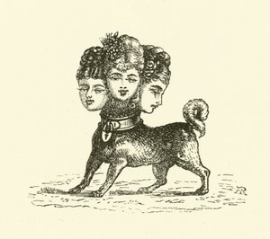 Female Cerberus by Hugh Rowley