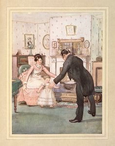 Child and butler, from 