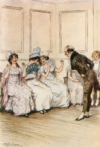 Dr. Kimble Making Himself Agreeable to His Feminine Patients by Hugh Thomson