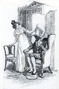 Emma and Mr. Knightley (illustration)