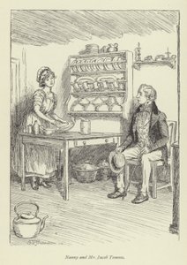 Illustration for Amos Barton by George Eliot by Hugh Thomson