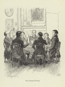 Illustration for Amos Barton by George Eliot by Hugh Thomson
