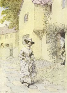 Illustration for Amos Barton by Hugh Thomson