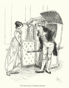 Illustration for Northanger Abbey by Jane Austen by Hugh Thomson
