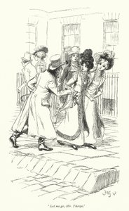Illustration for Northanger Abbey by Jane Austen by Hugh Thomson