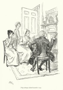 Illustration for Northanger Abbey by Jane Austen by Hugh Thomson