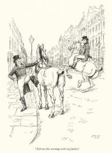 Illustration for Northanger Abbey by Jane Austen by Hugh Thomson