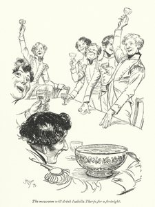 Illustration for Northanger Abbey by Jane Austen
