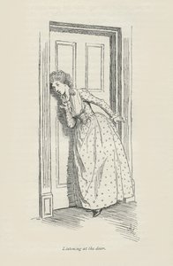 Listening at the Door by Hugh Thomson