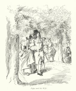 London: Pepys and his Wife by Hugh Thomson