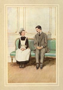 Lord Loam and a maid, seated, from 