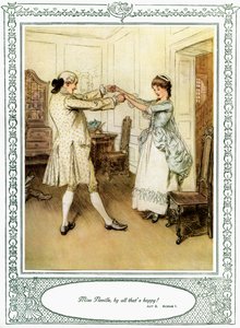 She Stoops to Conquer by Hugh Thomson