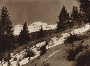 Mexico: Iztaccihuatl by Hugo Brehme