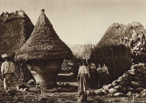 Mexico: Corn Container in a Village by Hugo Brehme