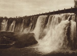 Mexico: Juanacatlan Waterfall by Hugo Brehme