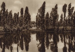 Mexico: Xochimilco with the so-called "Floating Gardens" by Hugo Brehme