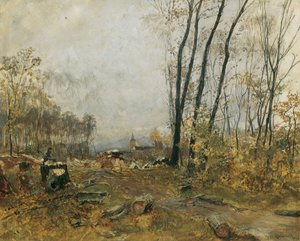 Au near Klosterneuburg by Hugo Charlemont