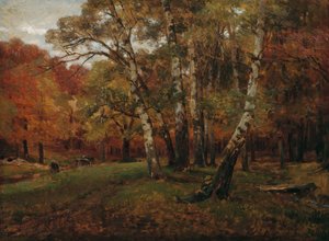 Landscape with Birches by Hugo Darnaut