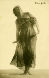 Ellen Tels / Photo Postcard by Hugo Erfurth