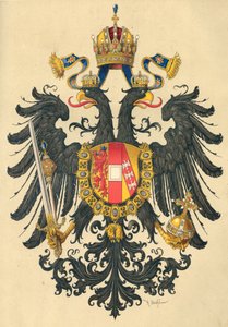 Small coat of arms of the Empire of Austria, 1890