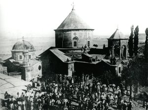Pilgrimage at Tomarza Monastery, South East of Kayseri by Hugo Grothe