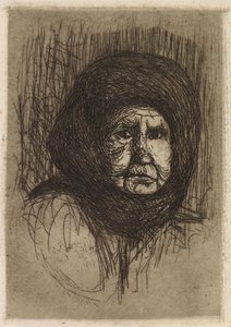Broom Granny by Hugo Simberg