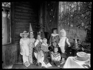 Children in Costume at the Andersin Villa by Hugo Simberg