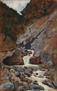 Mountain Stream in Caucasia by Hugo Simberg