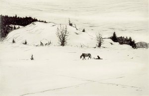 Winter Road II by Hugo Simberg
