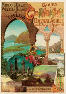 Tours in Connemara, Midland Great Western Railway of Ireland by Hugo d Alesi