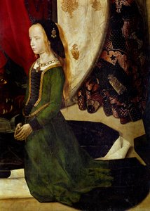 Tryptic of Portinari (Detail) by Hugo van der Goes