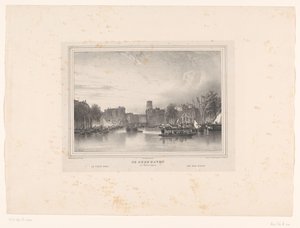 View of the Old Harbor in Rotterdam