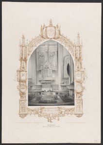 Promotion More Majorum, 1836 (Plates of the Celebration of the Second Centenary of the Utrecht University, 1836) by Huib van Hove Bz