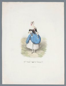 Woman in Historical Costume by Huib van Hove Bz