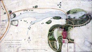 A Garden Plan for Gosfield Place, Essex