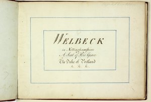 Red Book: Welbeck by Humphry Repton