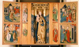 The Altarpiece of the Virgin Mary from Szepeshely, c.1480
