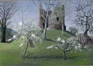 Longtown Castle, 1992 by Huw S. Parsons