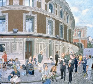 Promenaders at The Last Night, Royal Albert Hall (detail) by Huw S. Parsons