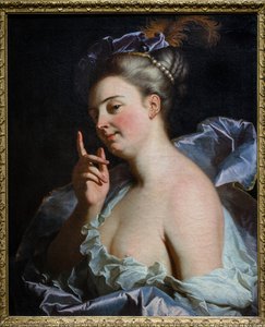 Portrait of an Unknown Woman, called The Menacing One by Hyacinthe Francois Rigaud