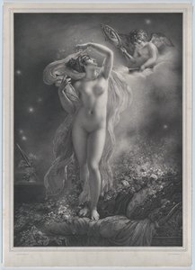 Danaë by Hyacinthe Louis Victor Jean Baptiste Aubry