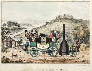 The Edinburgh Steam Carriage by I.D. after Jones