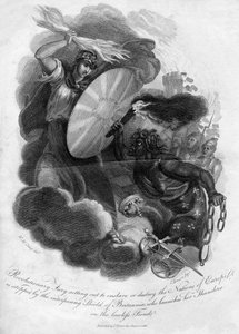 Revolutionary Fury Setting Out to Enslave or Destroy the Nations of Europe, 1816 by I. Brown