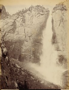 Upper Yosemite Falls, 1502 feet (instantaneous) by I. W. Taber